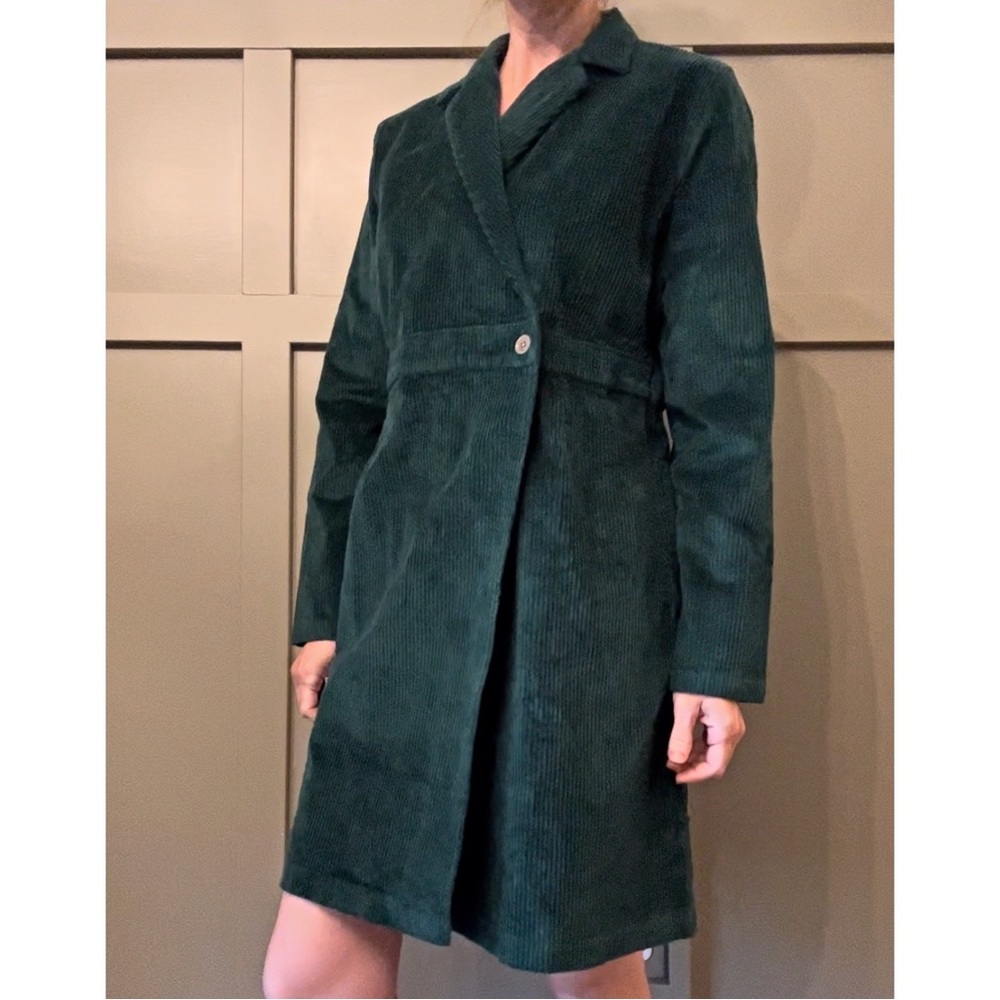 Pact Forest Green Corduroy Blazer